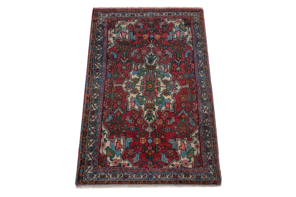 4161, Persian Bijar Mini Rug