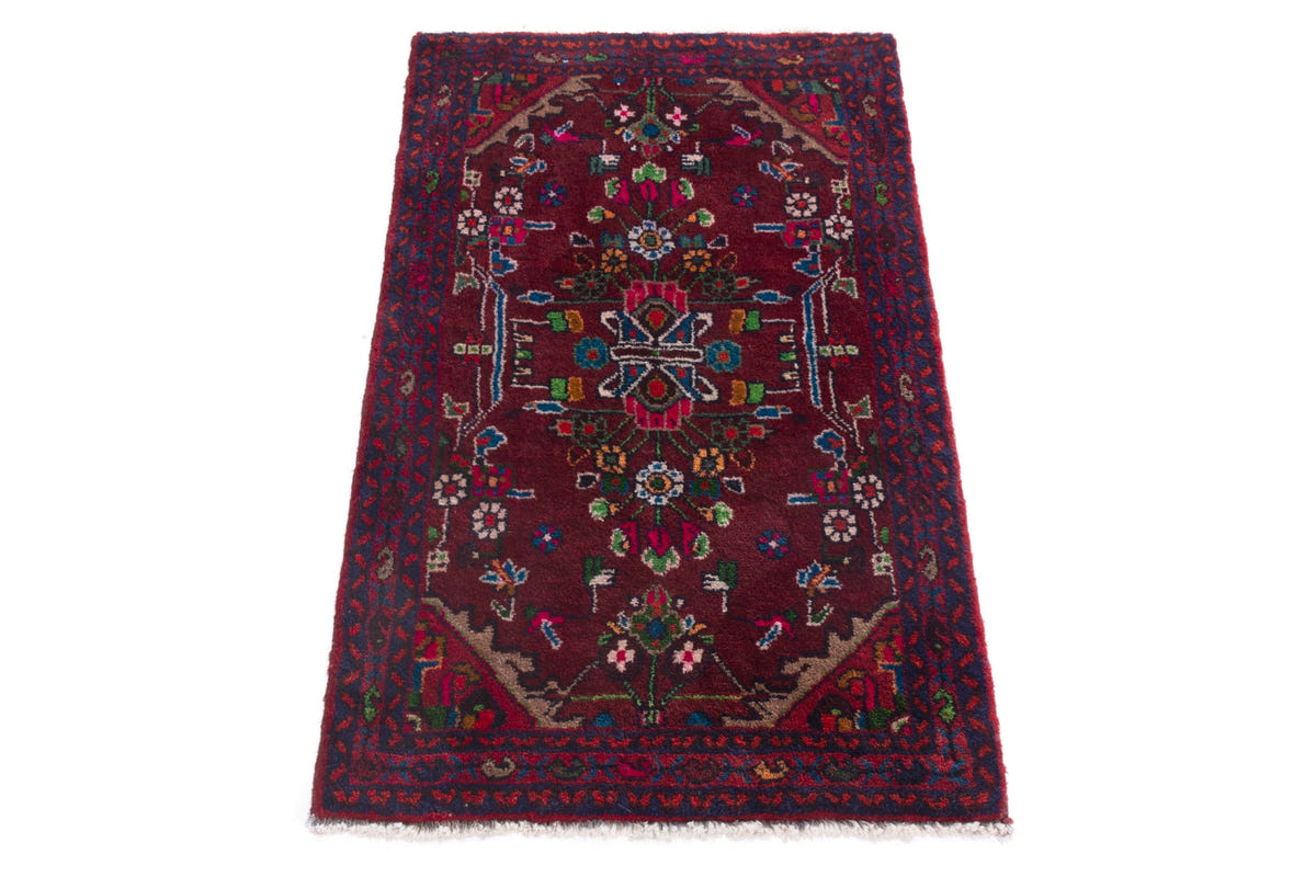 4163, Persian Hamadan Mini Rug