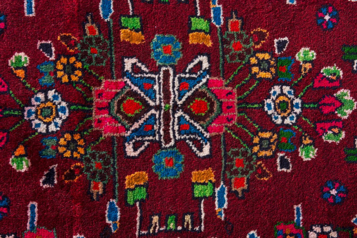 4163, Persian Hamadan Mini Rug