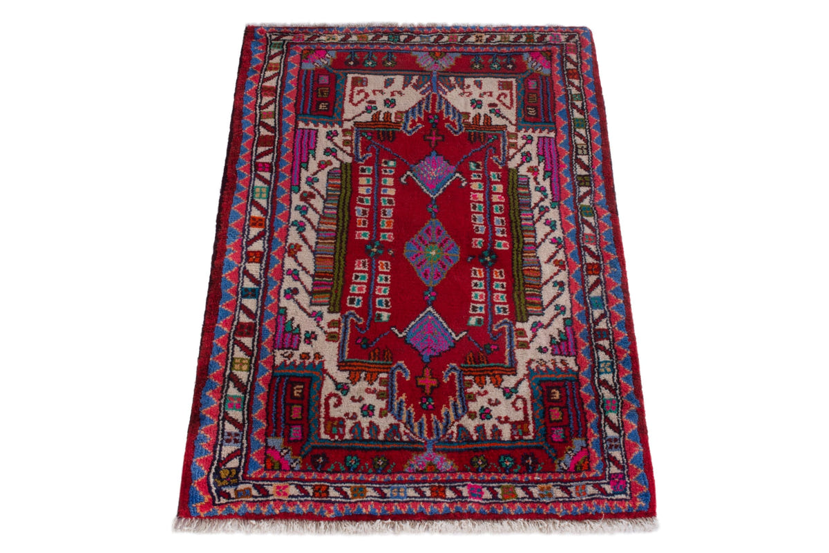 4189, Persian Hamadan Mini Rug