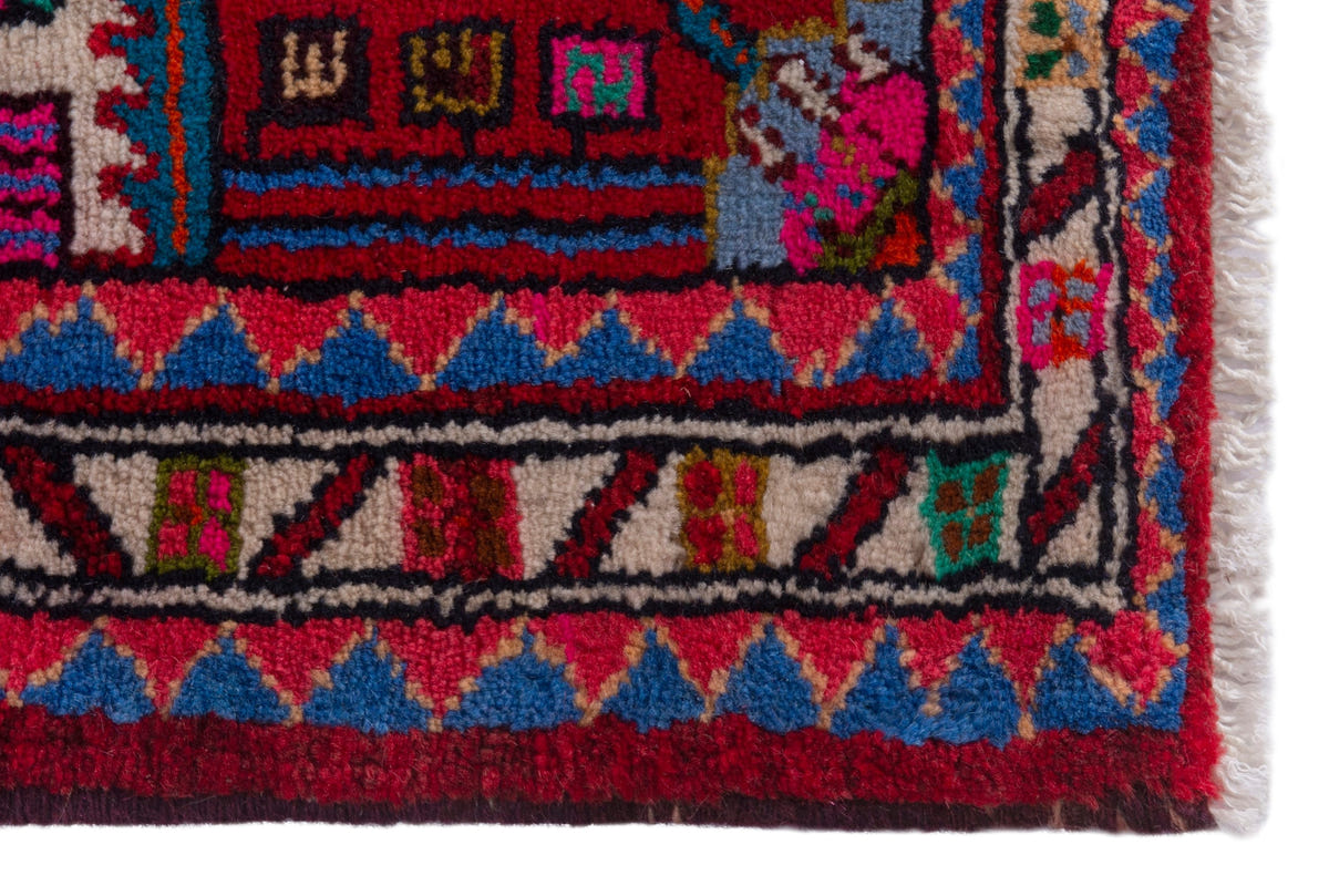 4189, Persian Hamadan Mini Rug