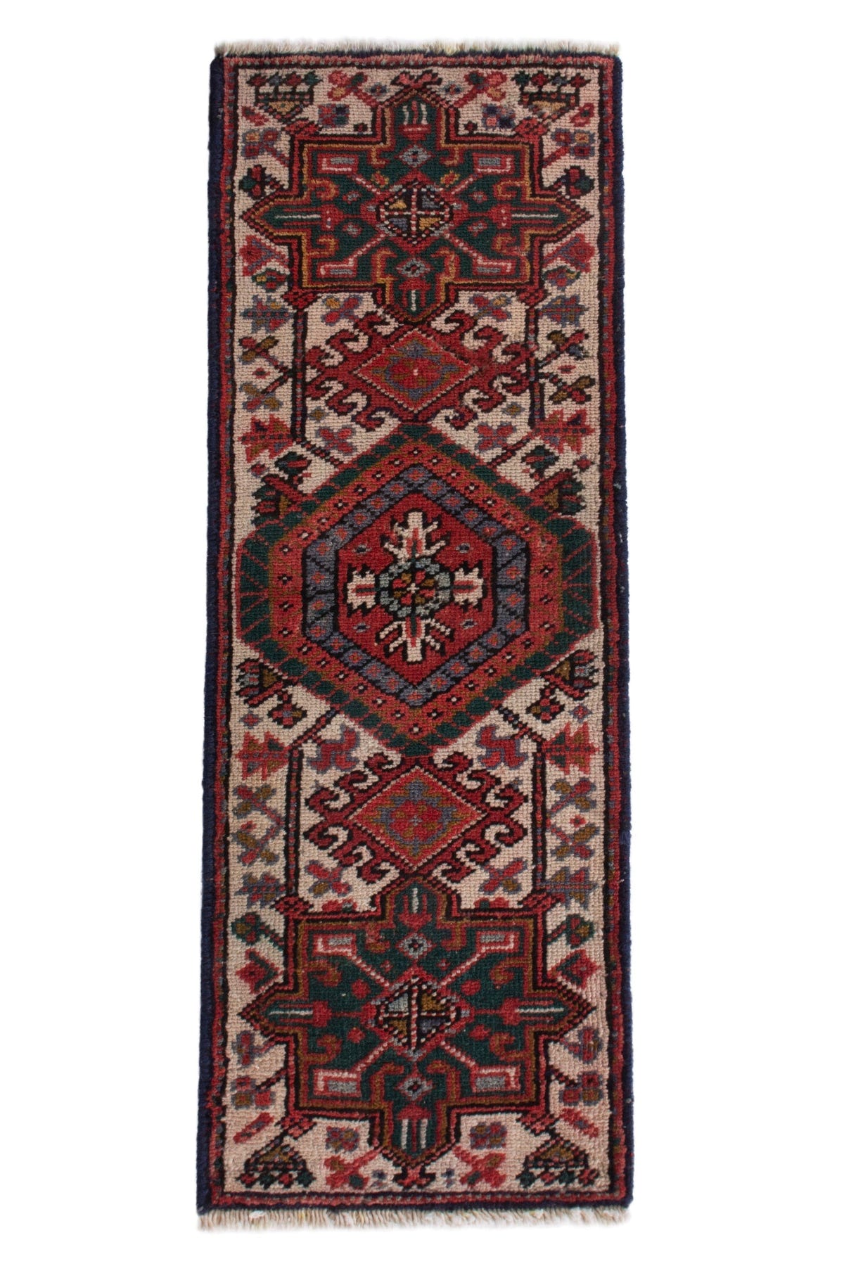 4192, Persian Gharajeh Mini Rug