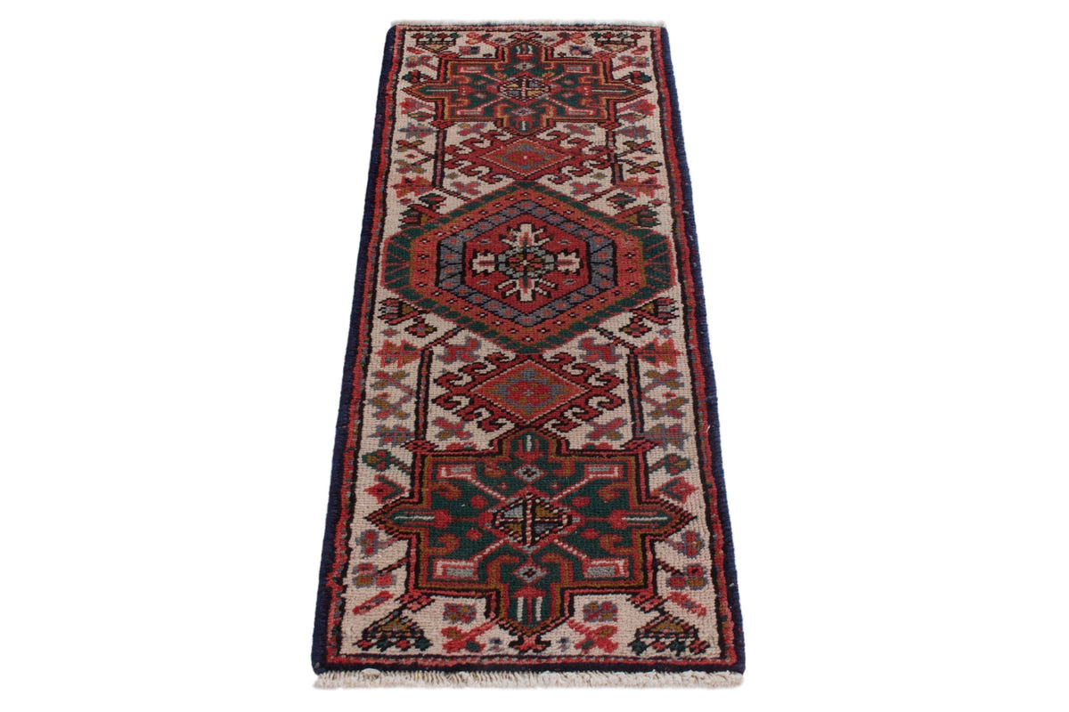 4192, Persian Gharajeh Mini Rug