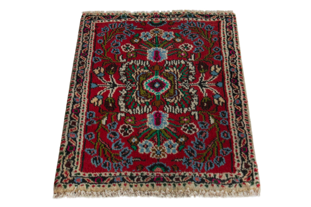 4196, Persian Hamadan Mini Rug