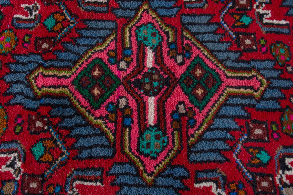 4207, Persian Hamadan Mini Rug