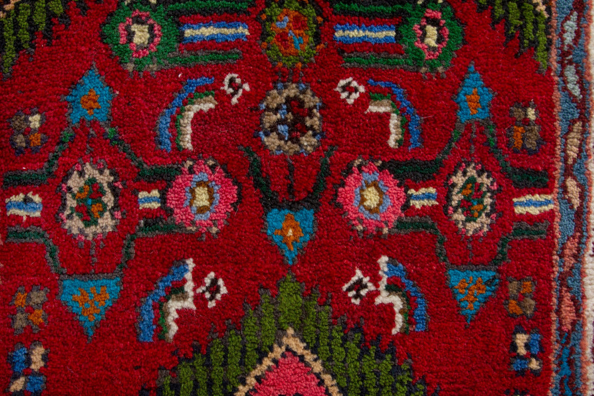 4216, Persian Hamadan Mini Rug