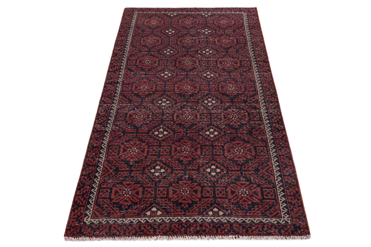 4293, Persian Baluch Runner Rug