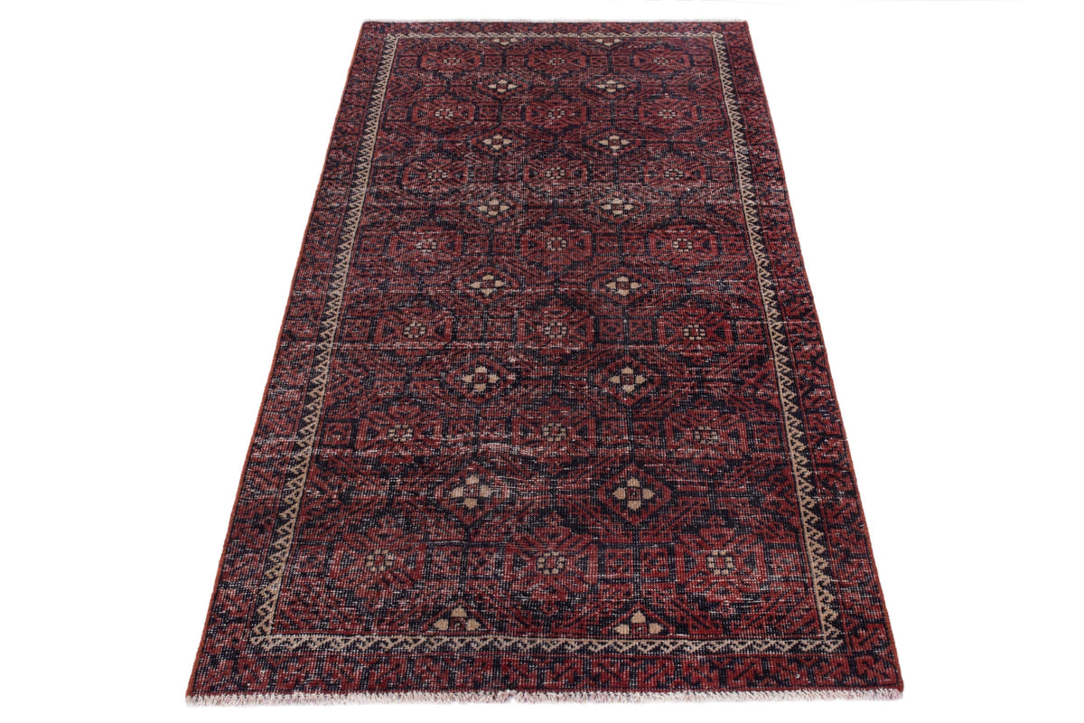 4293, Persian Baluch Runner Rug