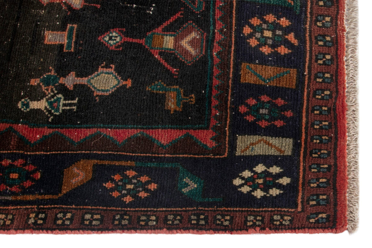 4299, Persian Hamadan Runner Rug