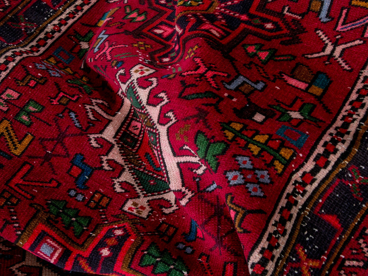 4313, Persian Gharajeh Runner Rug
