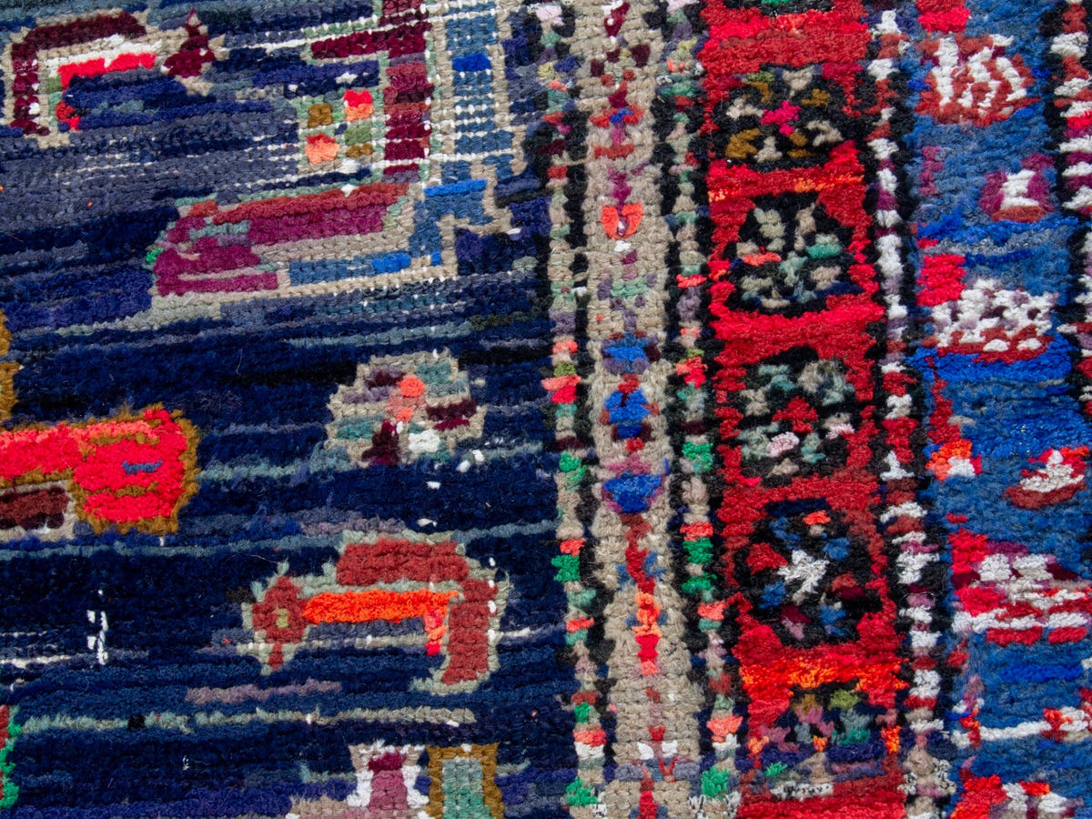 4336, Persian Hamadan Runner Rug