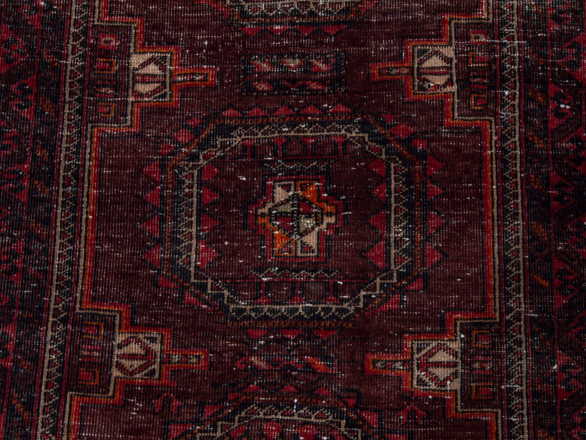 4353, Persian Baluch Runner Rug