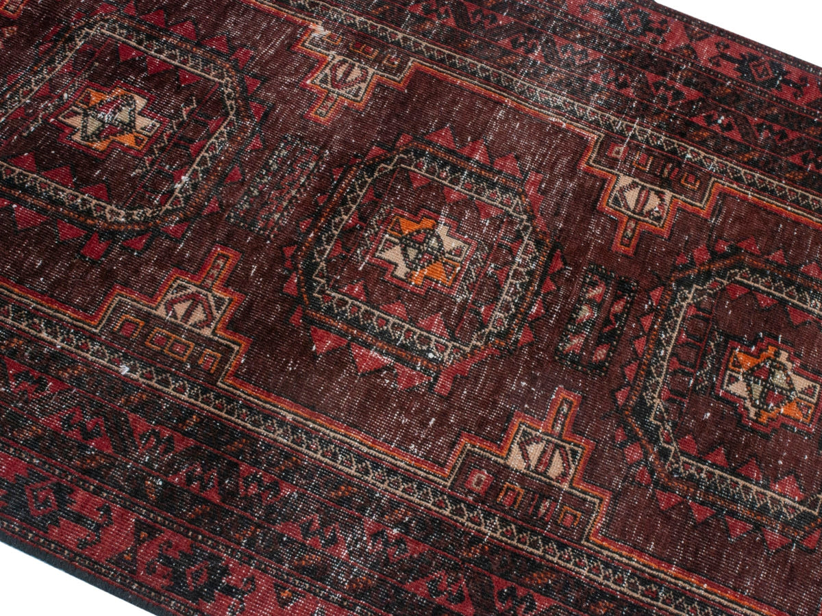 4353, Persian Baluch Runner Rug