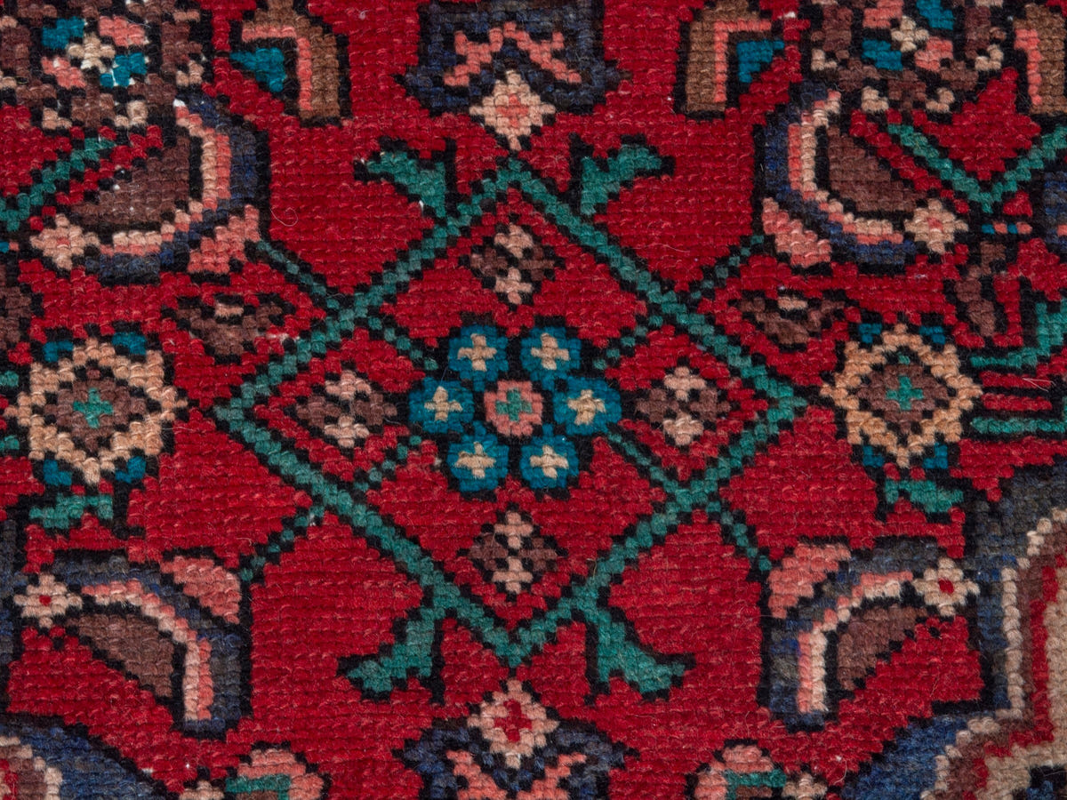 4355, Persian Hamadan Runner Rug