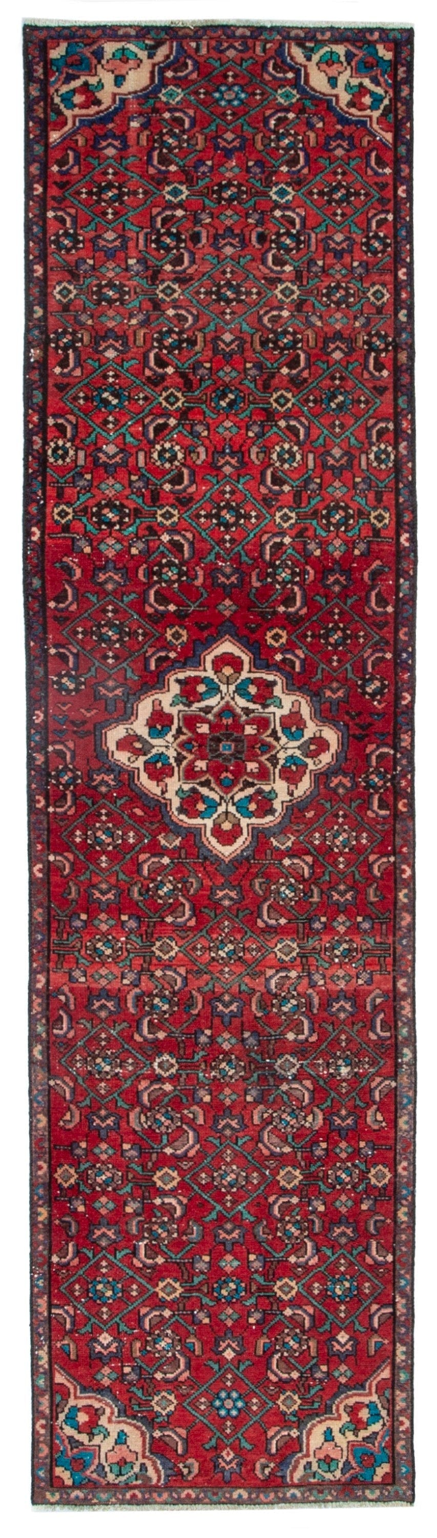 4355, Persian Hamadan Runner Rug