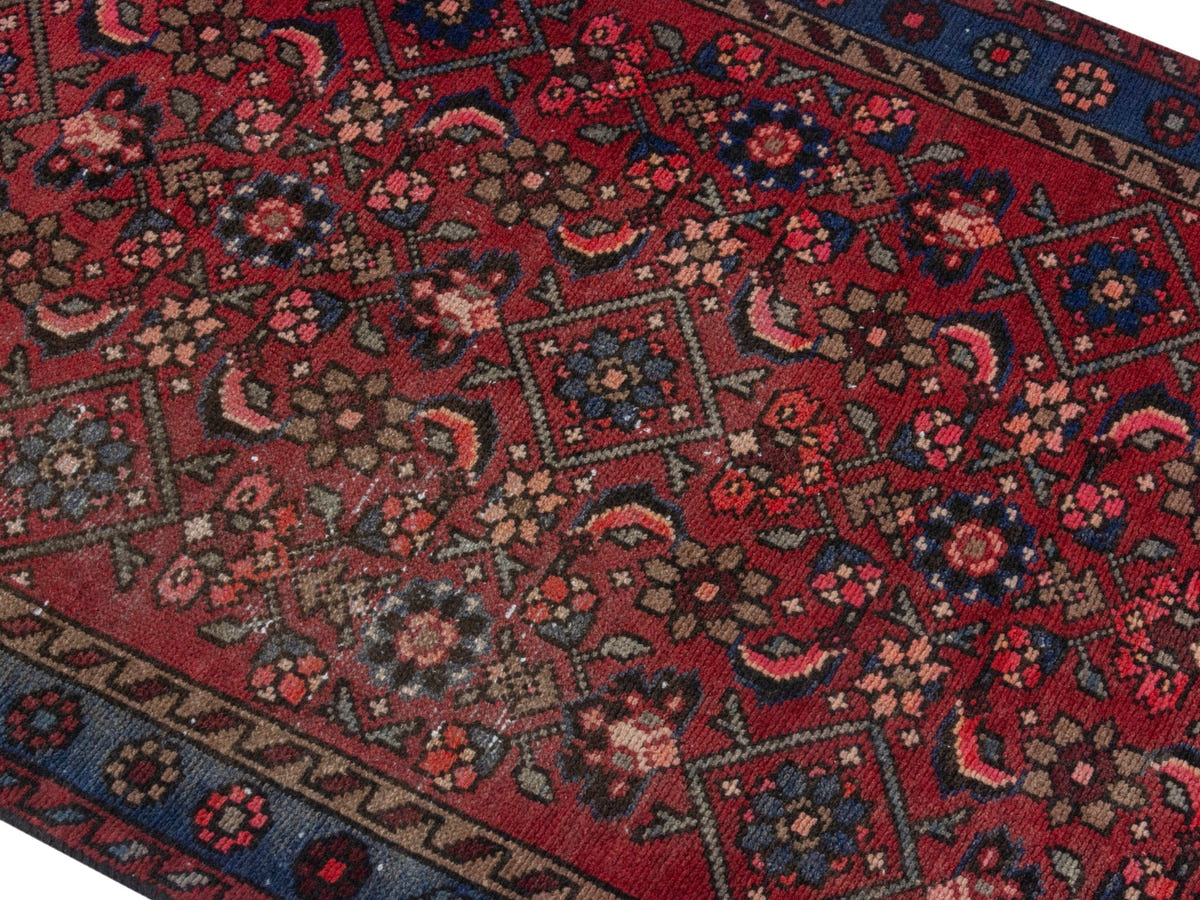 4364, Persian Hamadan Runner Rug