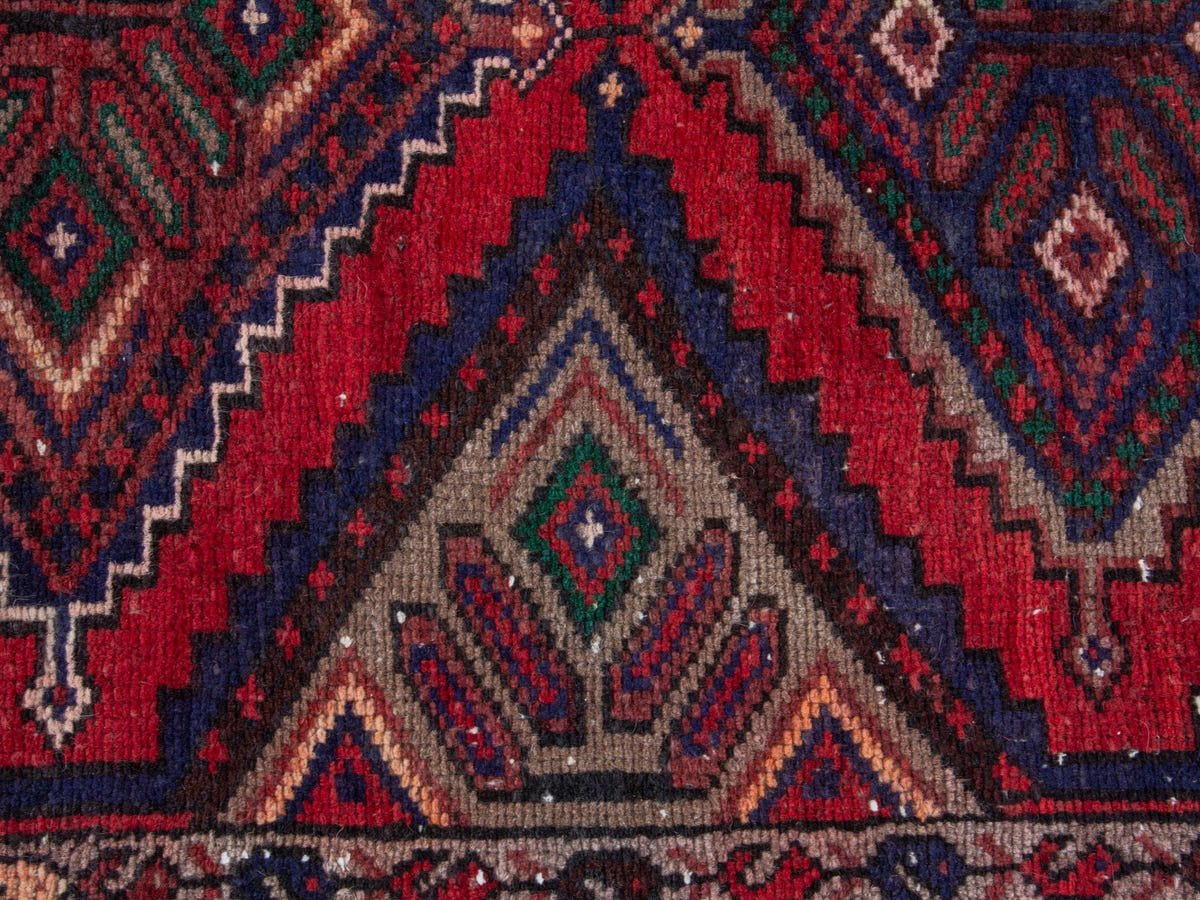 4372, Persian Hamadan Runner Rug