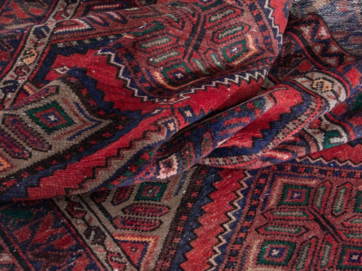 4372, Persian Hamadan Runner Rug