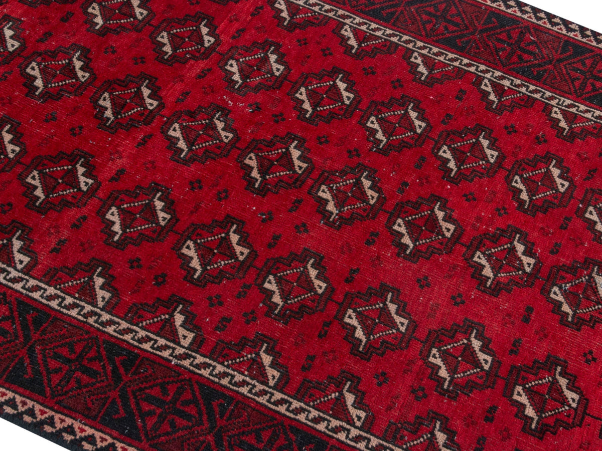 4376, Persian Baluch Runner Rug