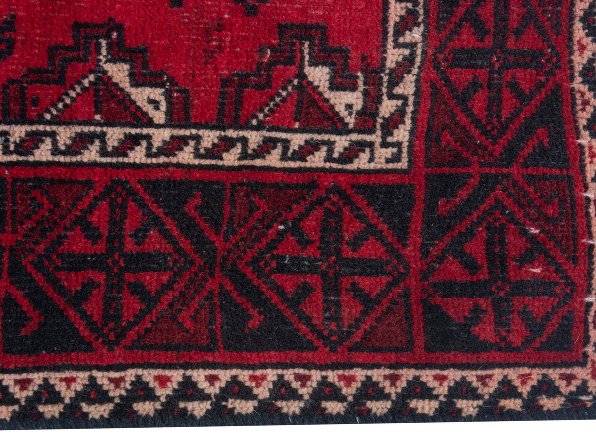 4376, Persian Baluch Runner Rug
