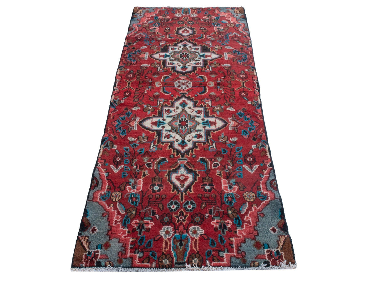 4378, Persian Hamadan Runner Rug