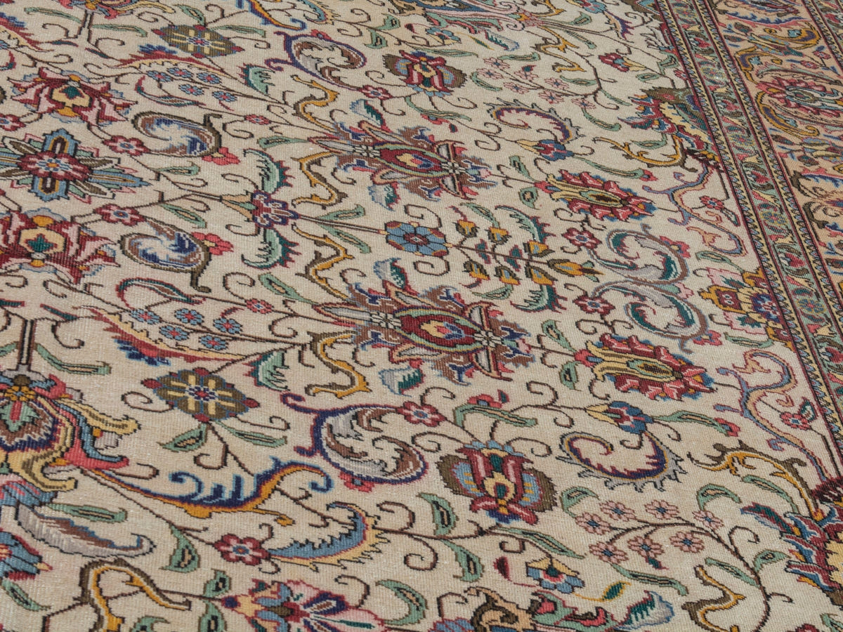 4383, Persian Tabriz Oversized Rug