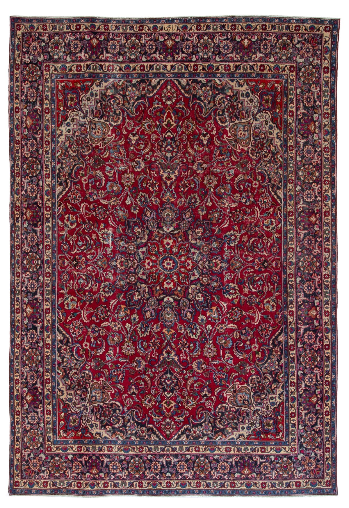 4437, Persian Mashhad Oversized Rug