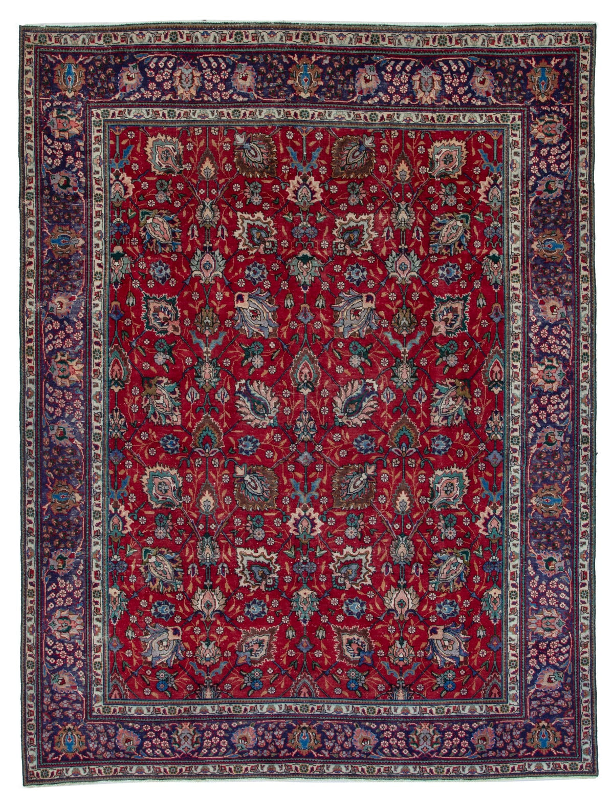4451, Persian Tabriz Oversized Rug