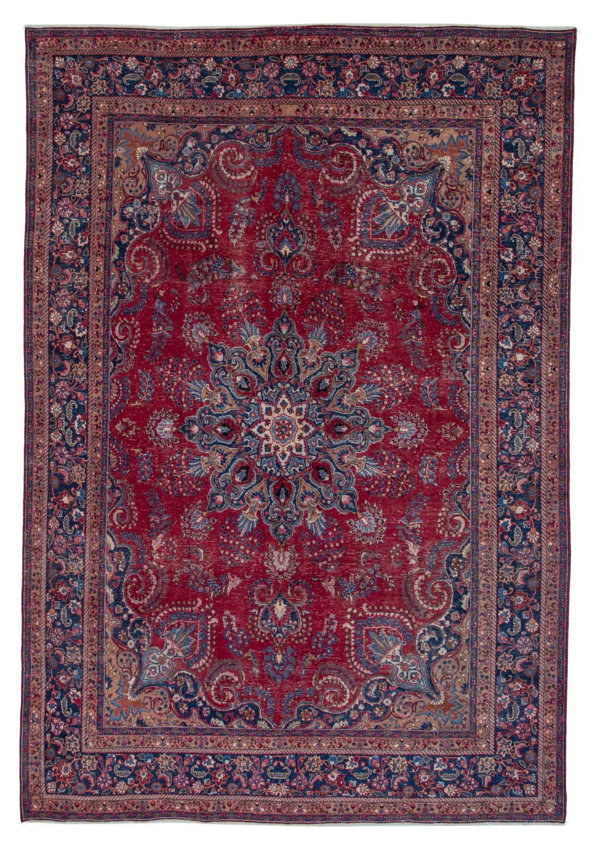 4453, Persian Sabzevar Oversized Rug