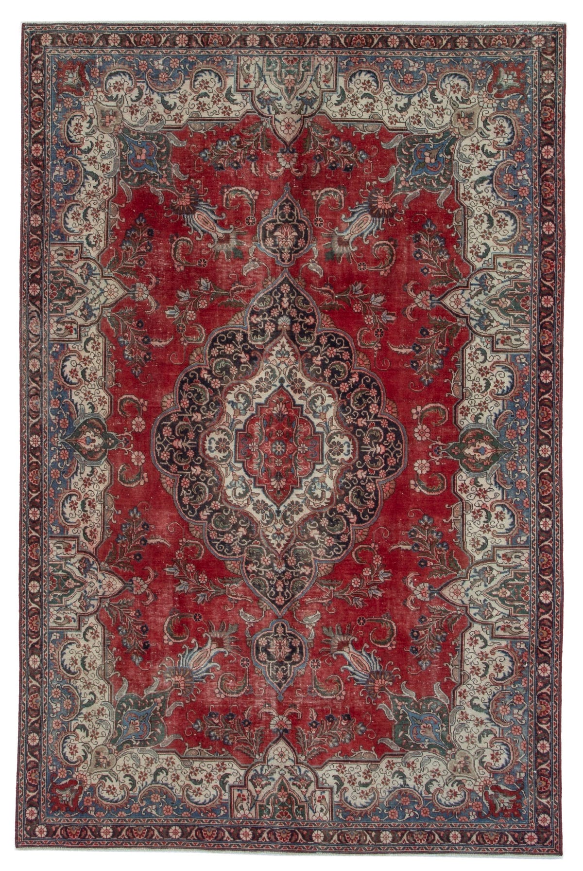 4465, Persian Tabriz Oversized Rug