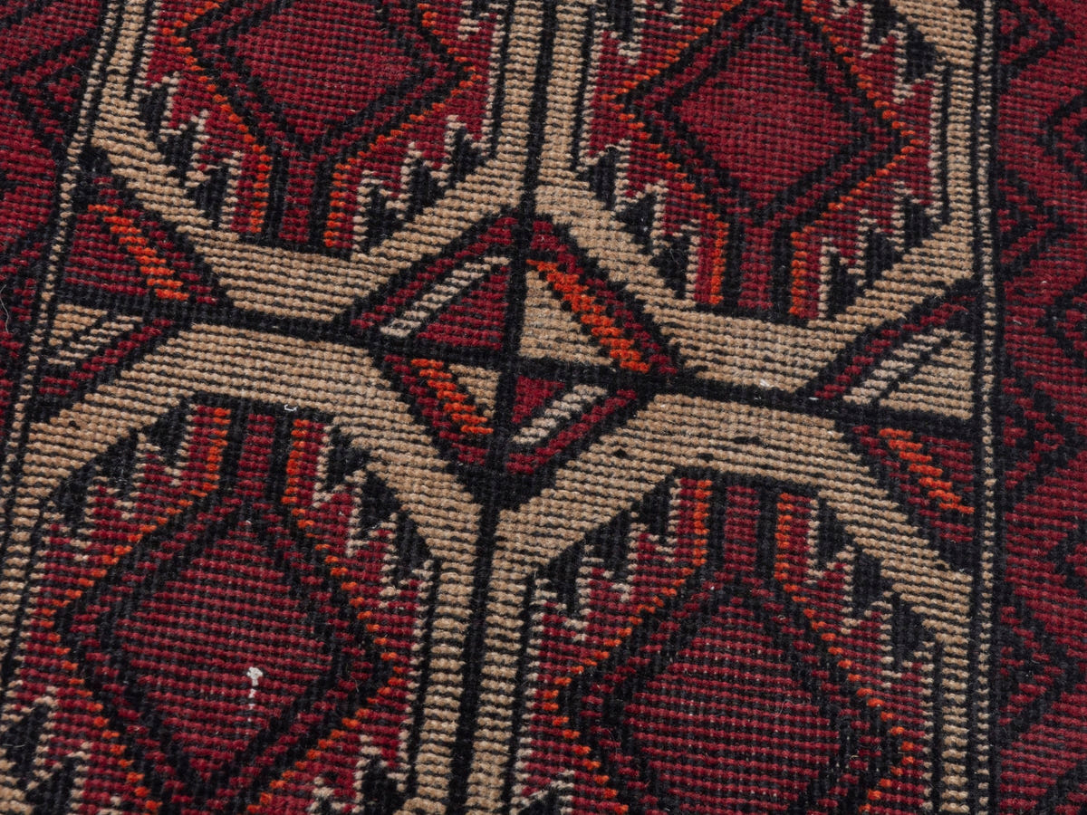 4483, Persian Baluch Runner Rug