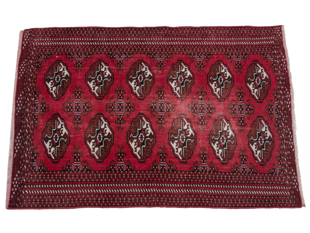 4490, Persian Torkaman Area Rug