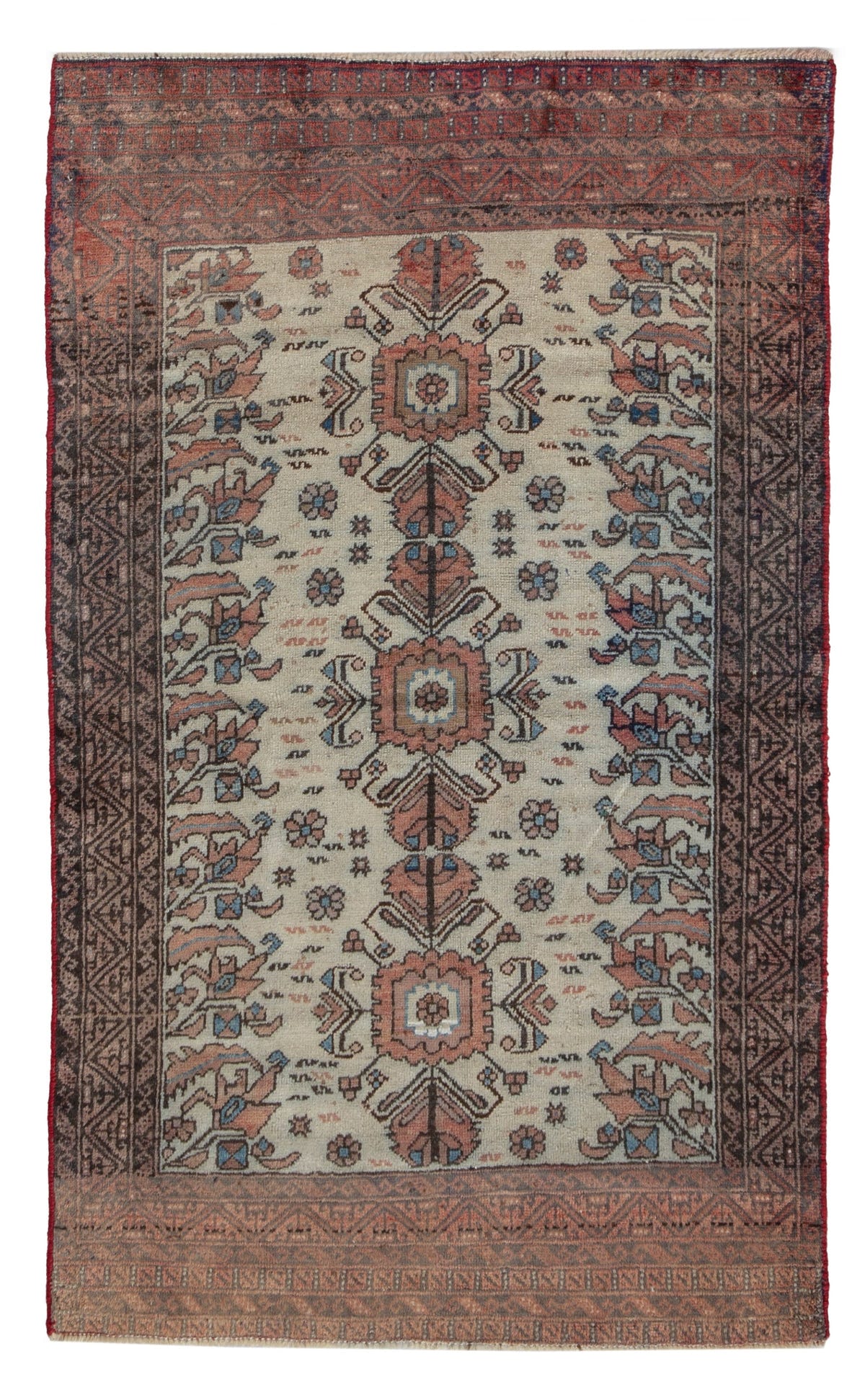 4528, Persian Baluch Area Rug