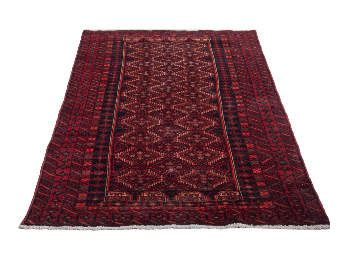 4539, Persian Baluch Runner Rug
