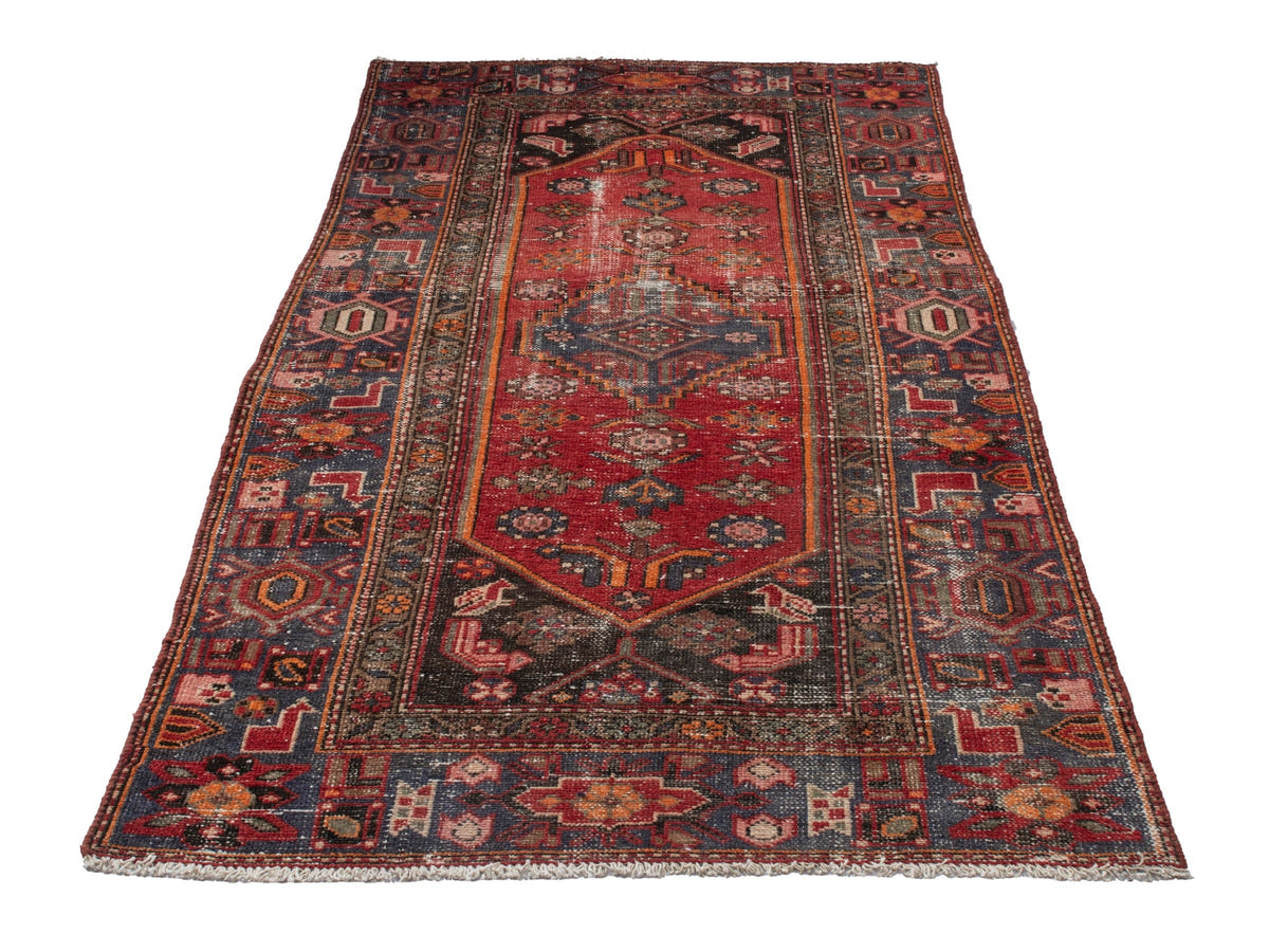 4598, Persian Zanjan Runner Rug