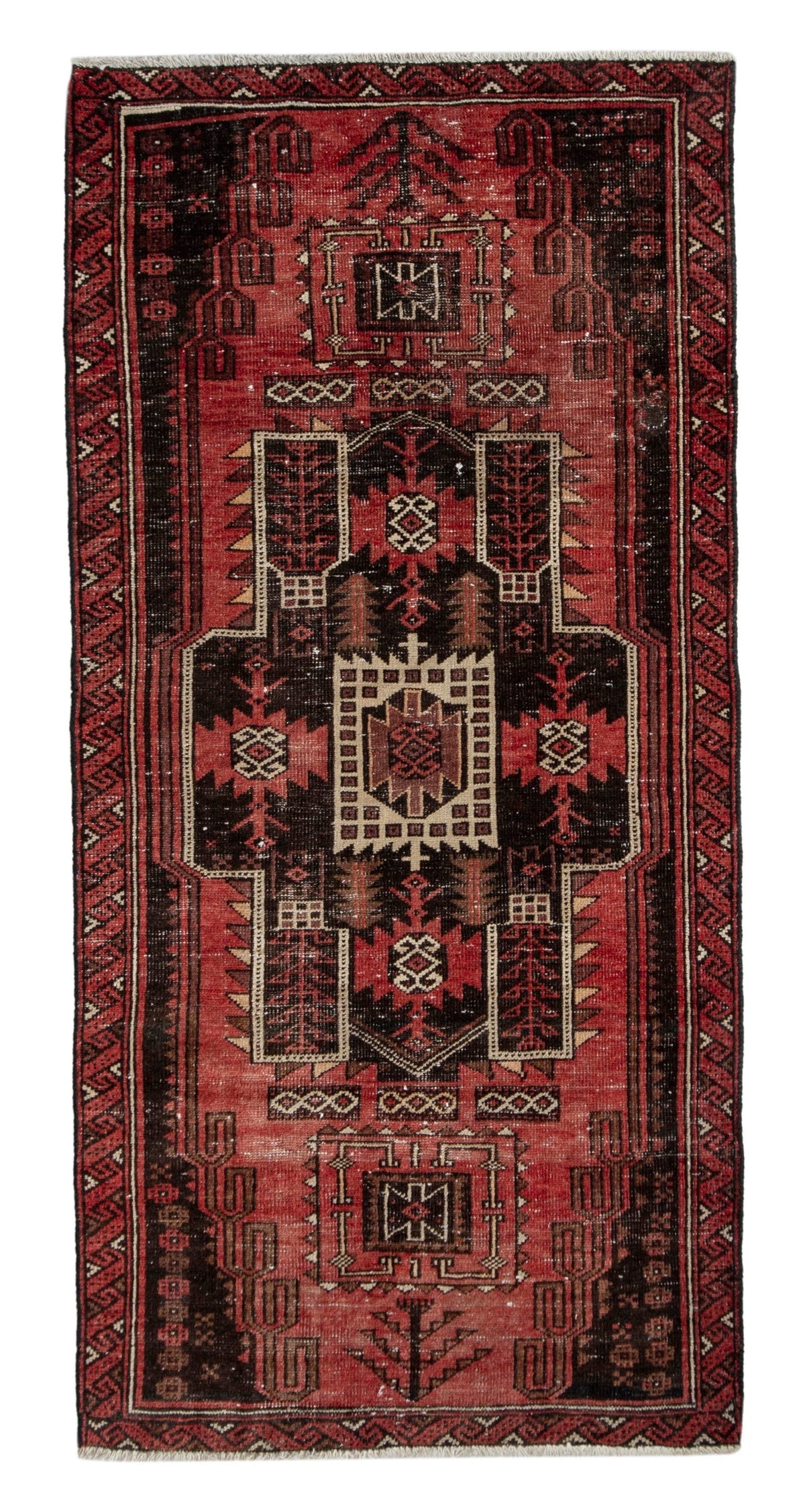 4614, Persian Baluch Area Rug