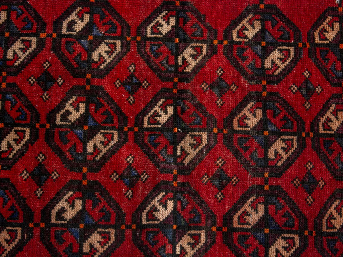 4661, Persian Baluch Runner Rug
