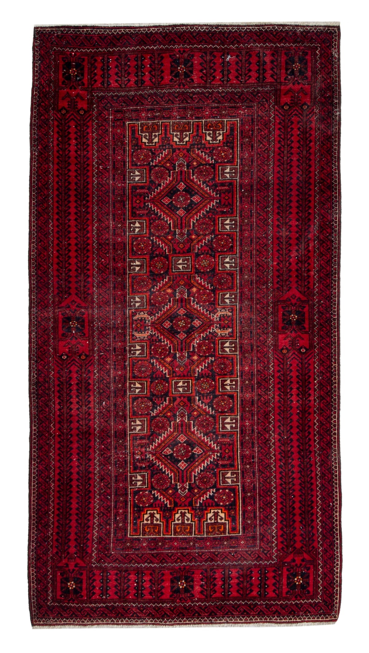 4669, Persian Baluch Area Rug