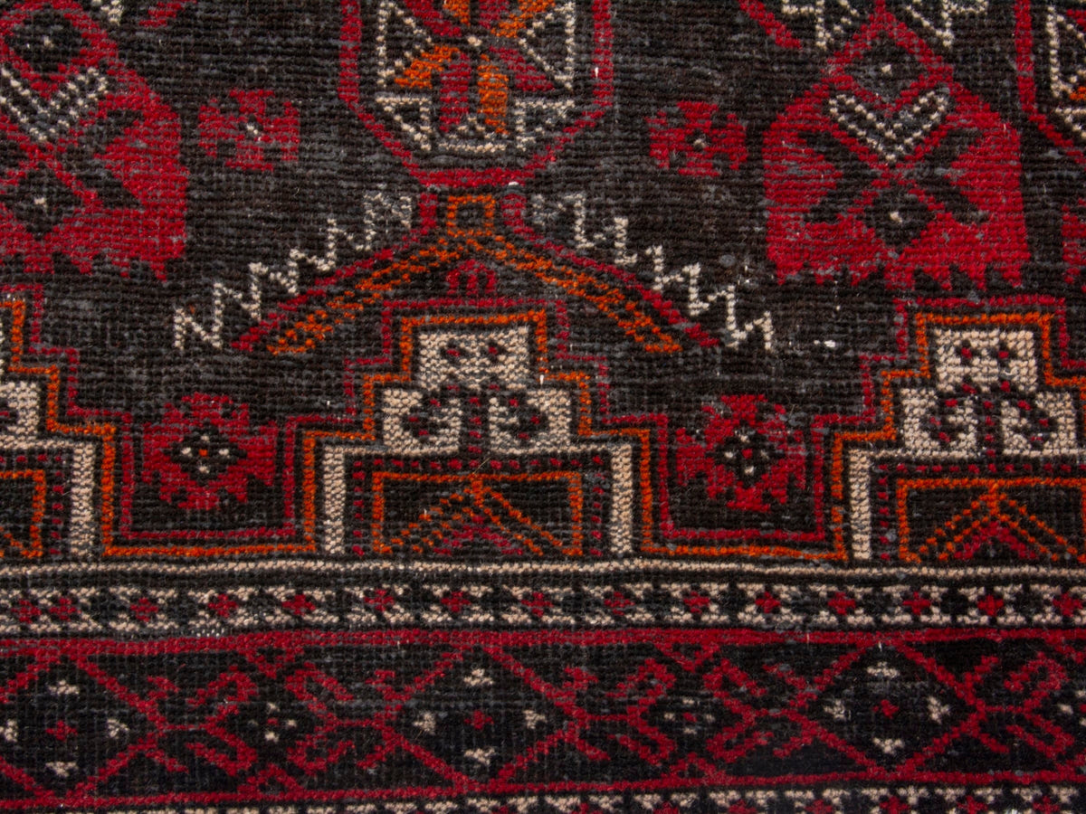 4672, Persian Baluch Area Rug