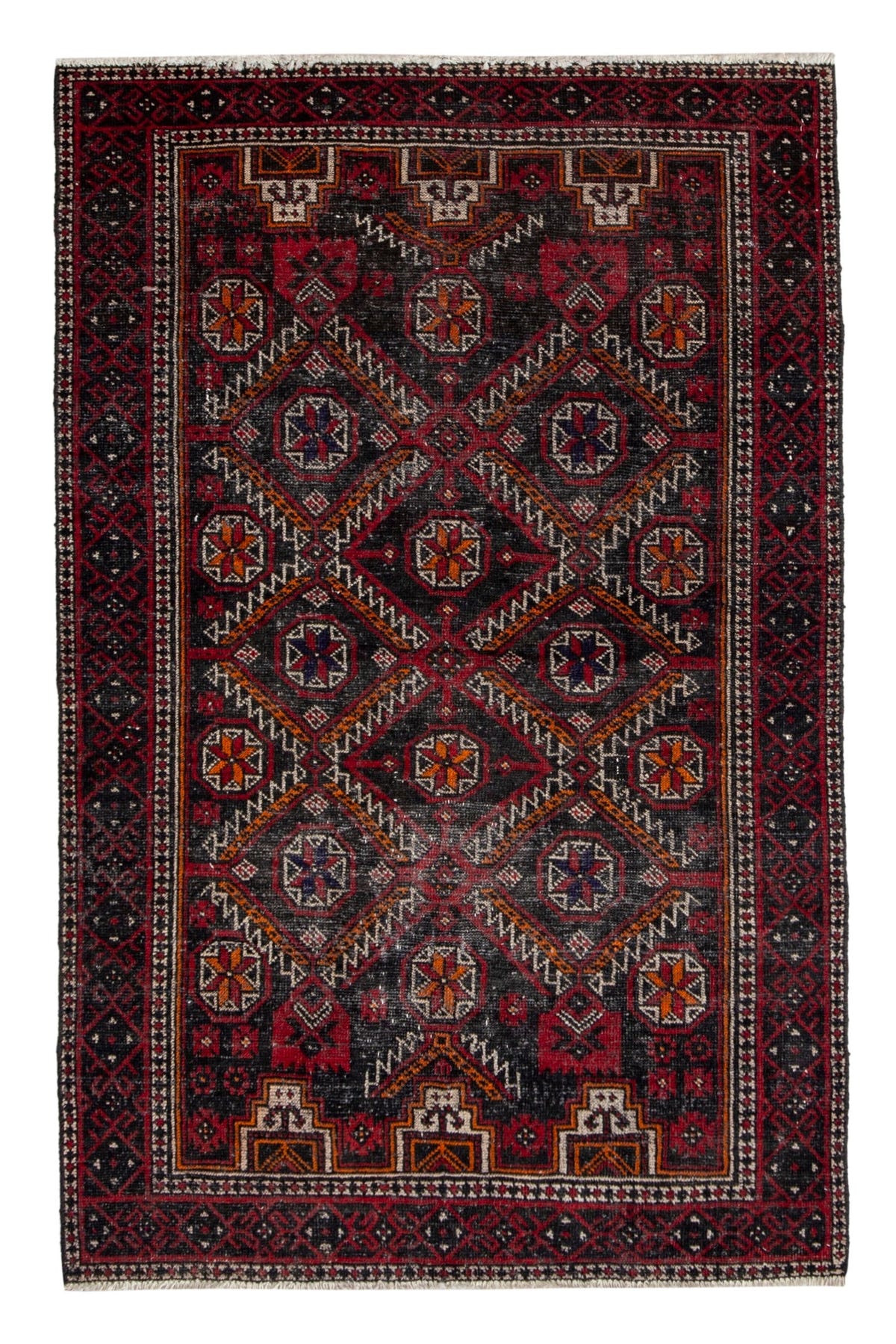 4672, Persian Baluch Area Rug