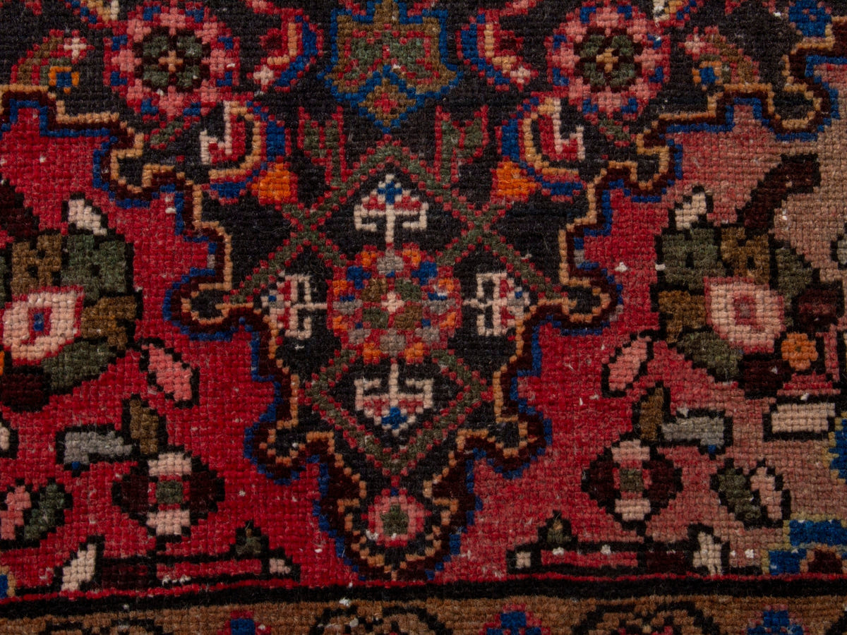 4673, Persian Hamadan Runner Rug