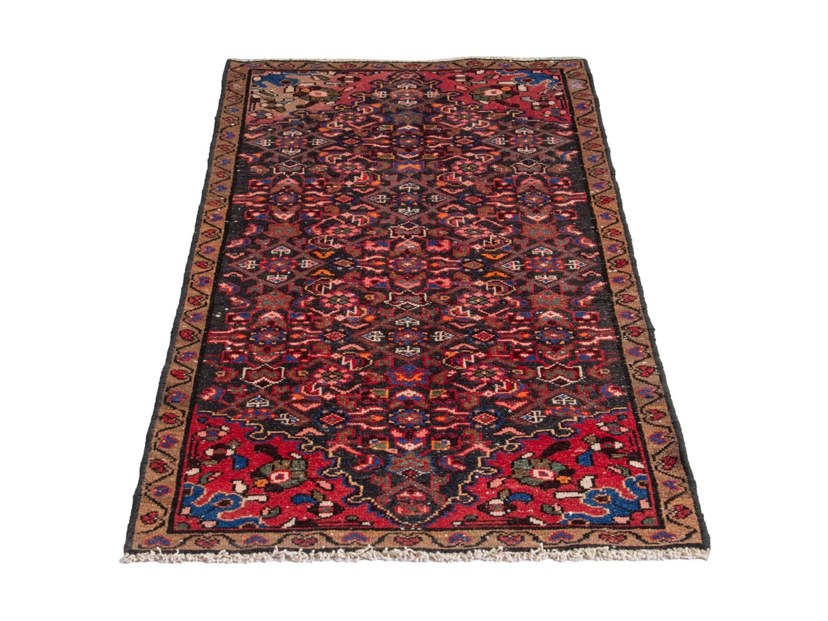 4673, Persian Hamadan Runner Rug