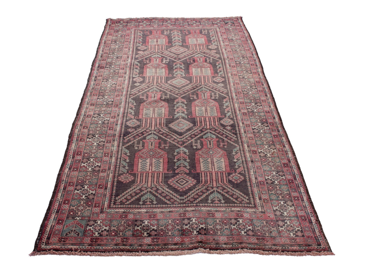 4745, Persian Baluch Runner Rug