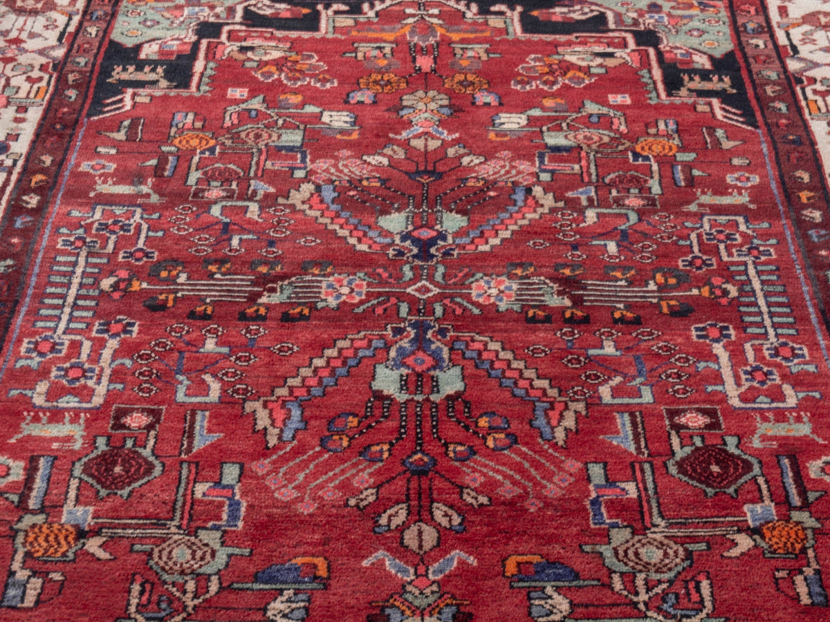 4748, Persian Hamadan Runner Rug