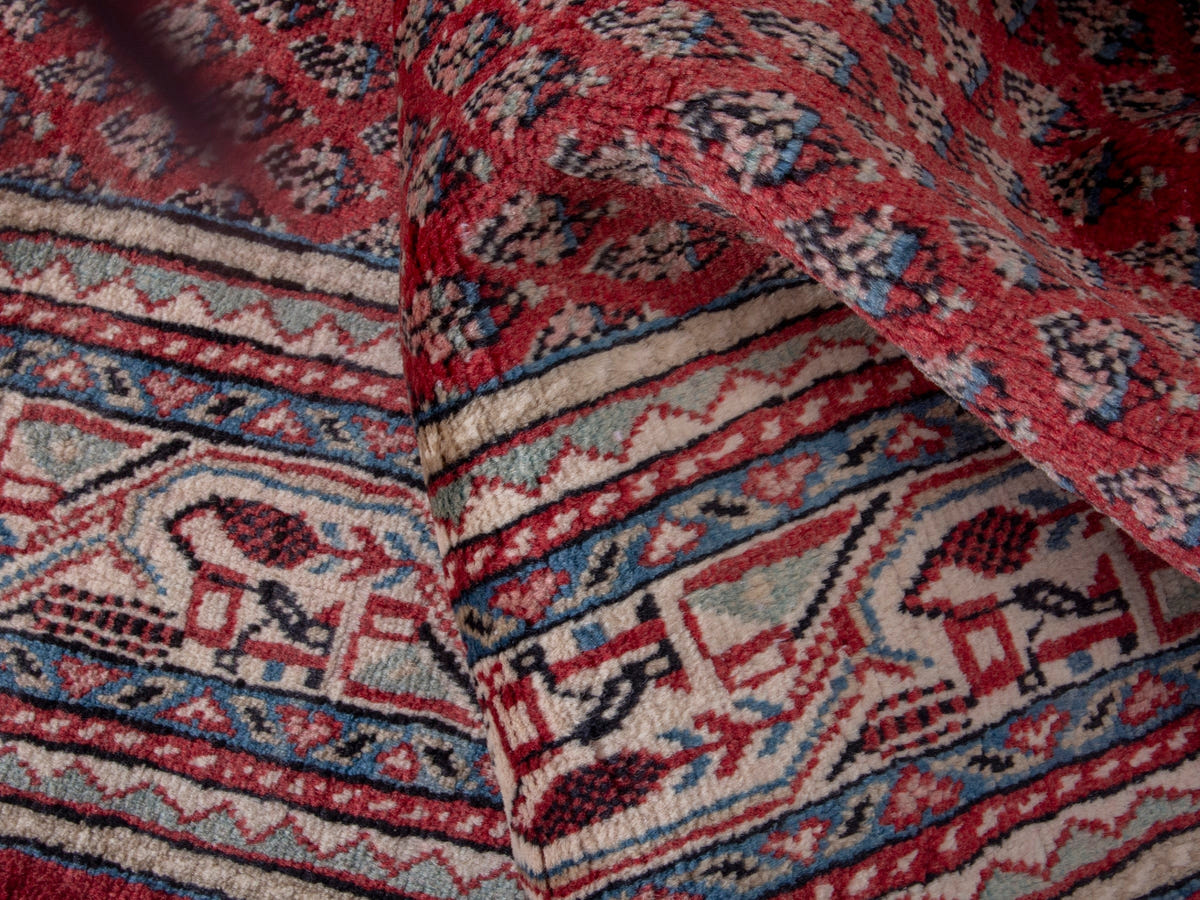 4752, Persian Botteh Runner Rug