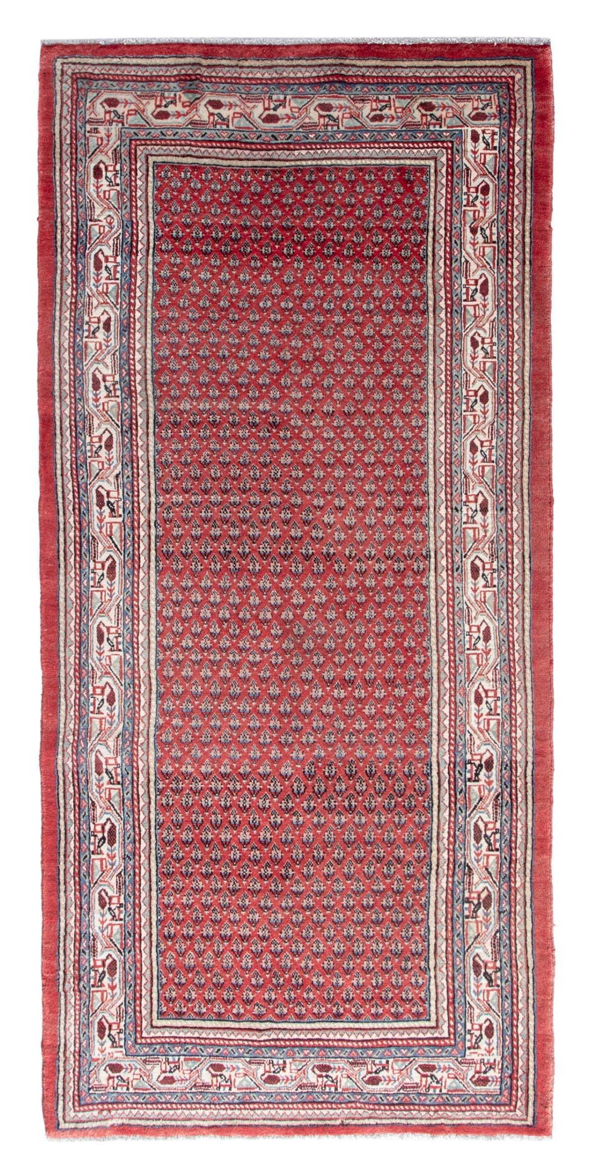 4752, Persian Botteh Runner Rug