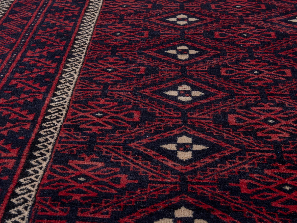 4764, Persian Baluch Area Rug