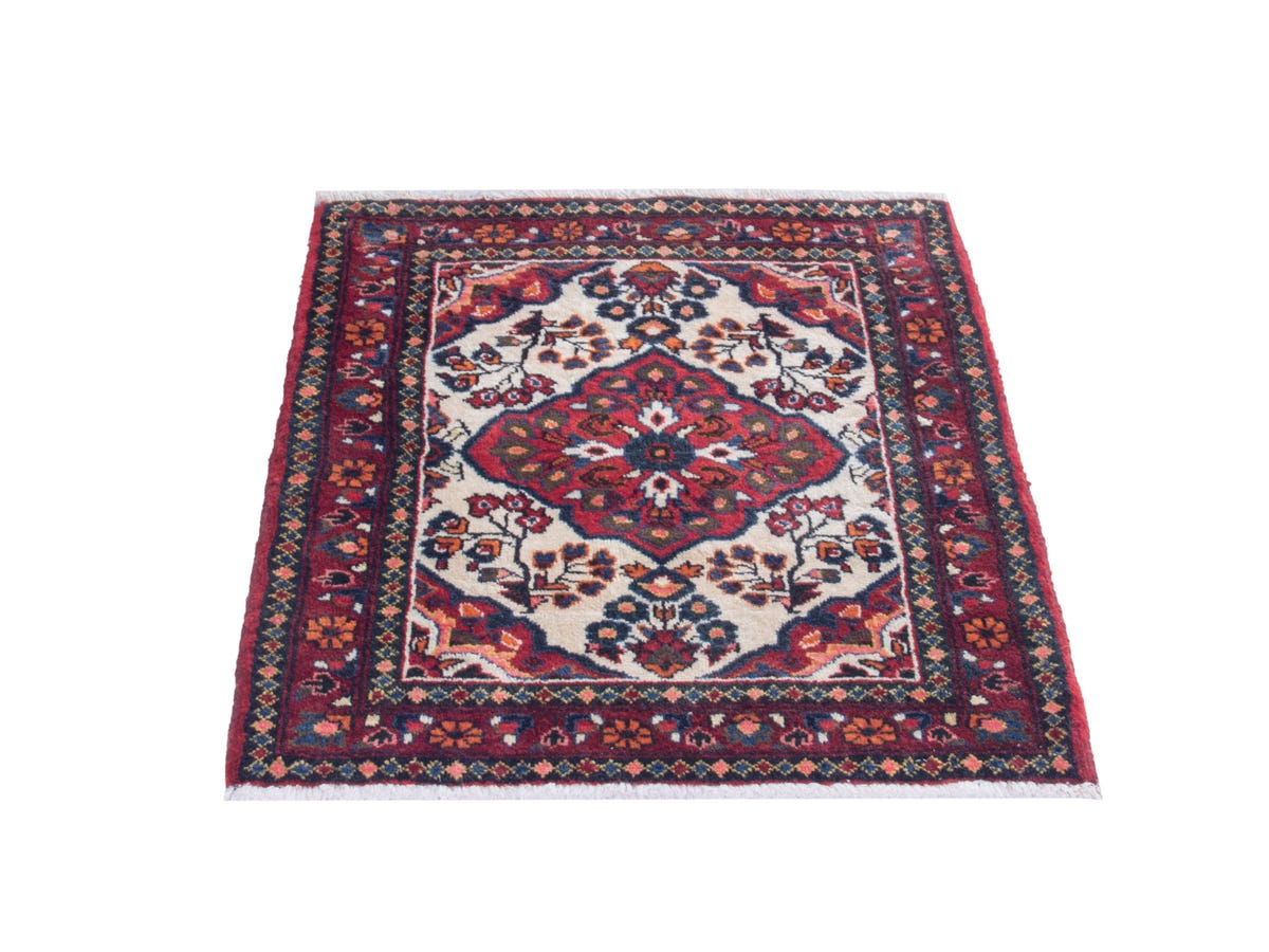 4784, Persian Hamadan Mini Rug