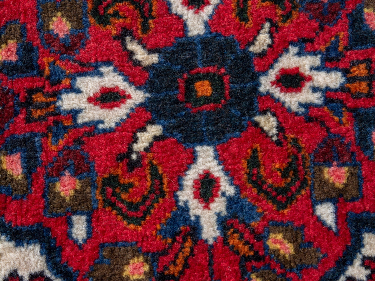4784, Persian Hamadan Mini Rug