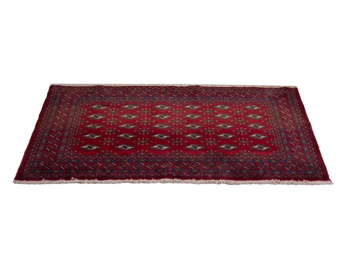 4785, Persian Torkaman Mini Rug